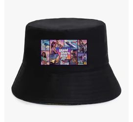 GRAND THEFT AUTO VI GTA 6 DOUBLE SIDED (black) BUCKET HAT💯% BRAND NEW 🤪