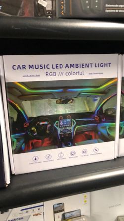 Ambient lighting kit installed on most cars for