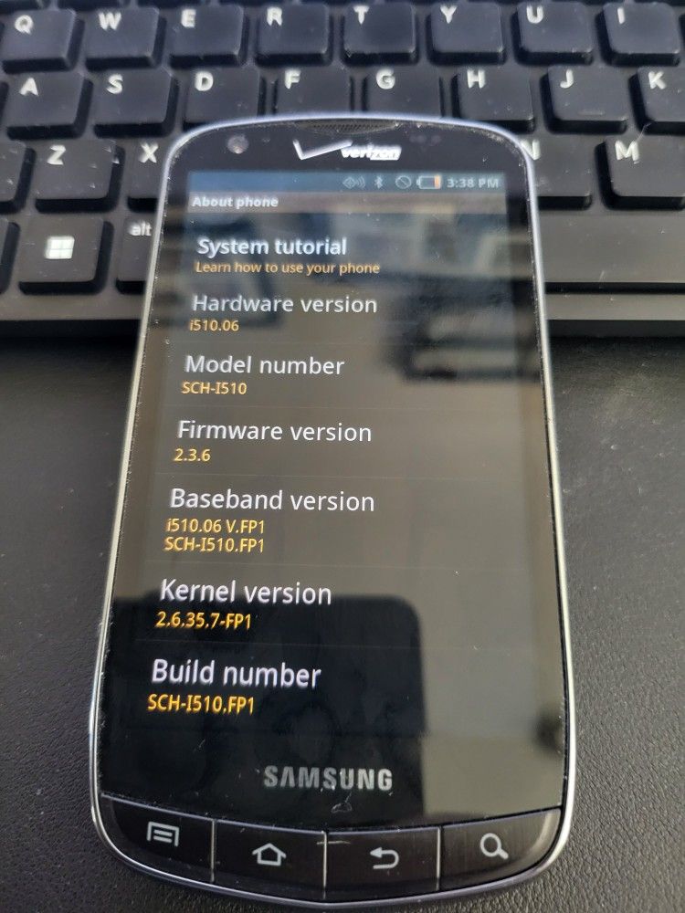 Samsung Droid SCH-i510 4g Smart Phone