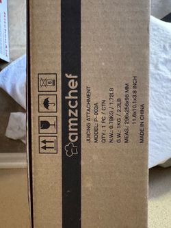 Amzchef Juicing Attachment Model P-003A