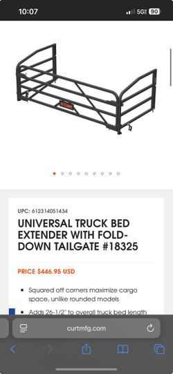 Universal truck bed extender