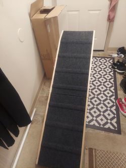 Dog ramp. New. Open box