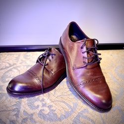 Quality Ecco Vitrus Leather Shoes 10 (44) - Brand New