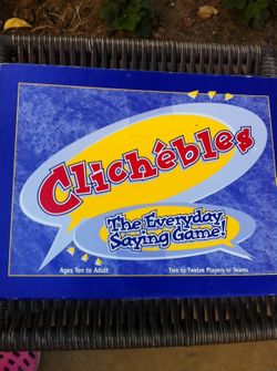 Clichebles board game