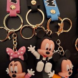 Minnie Mouse & Mickey Mouse Keychains