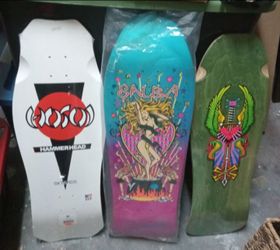 Skateboard Decks. $50 each. They're available