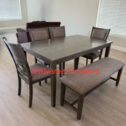 Dining Table Set With Bench