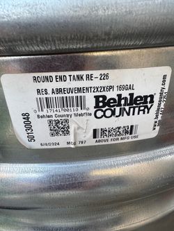 Behlen stock tank