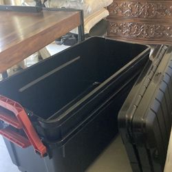 Storage Container & Bench On Wheels