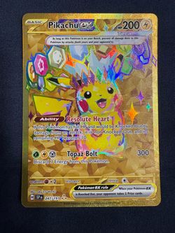 Pikachu ex 247/191 Hyper Rare - Surging Sparks - MINT Pokemon TCG Card