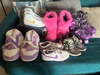 Mixed Lot of Girls' Shoes and Skates