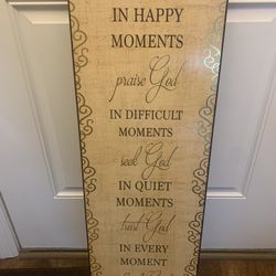 Praise God Picture frame 