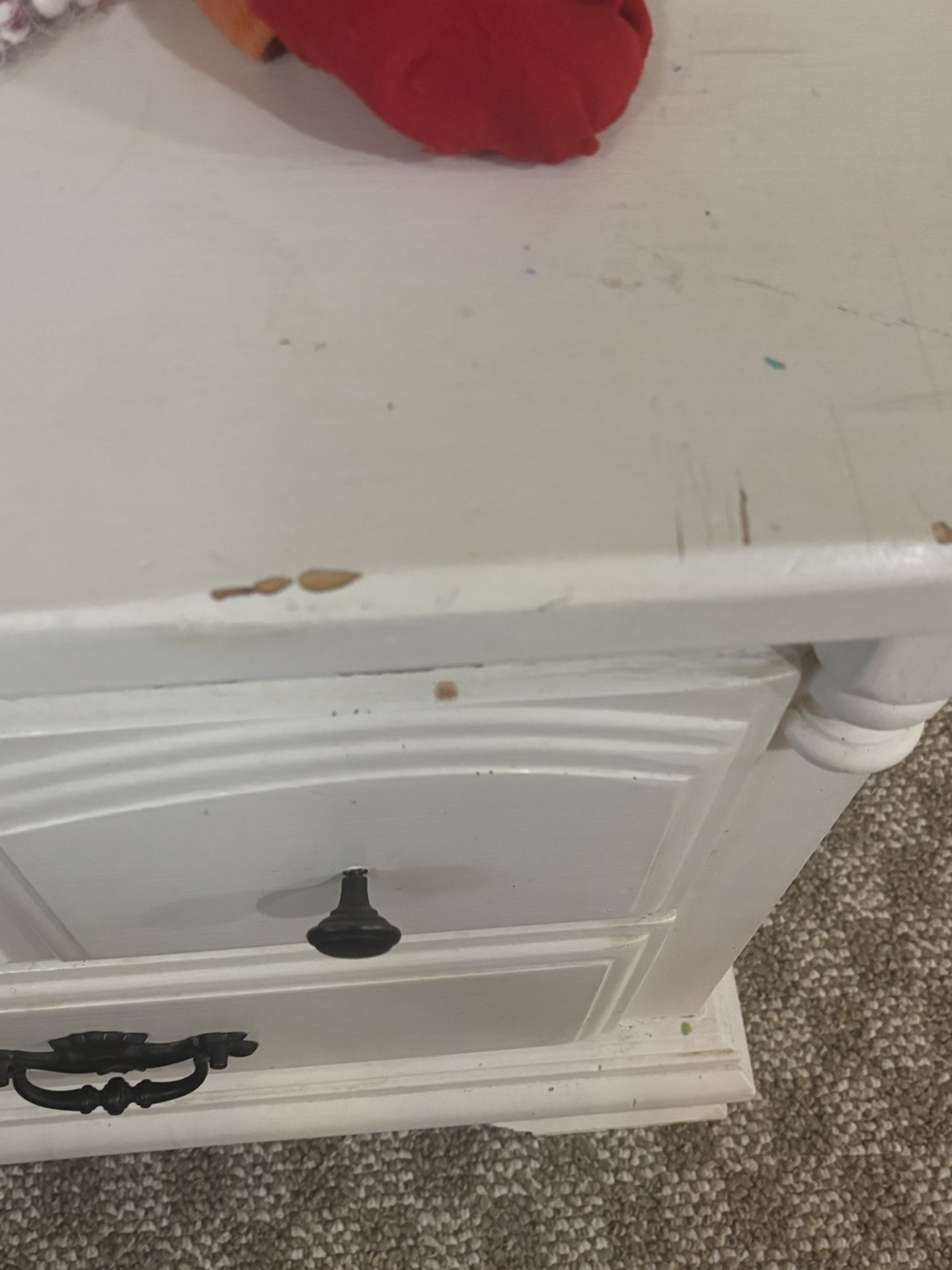 Two White Nightstands