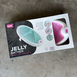 NEW OK Baby Jelly Bather – Compact Infant Bath Support (Pink Color) – $5