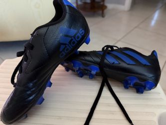 Sports Cleats Size 12 (the grey) and Size 1 (black)