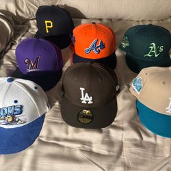 Fitted Hats Size 7 1/8