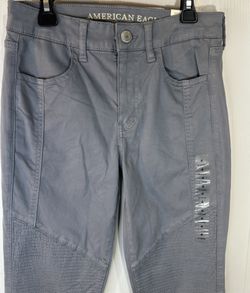 American Eagle Girl’s Hi-Rise Jegging Gray Size 4 Slim Fit Jeans