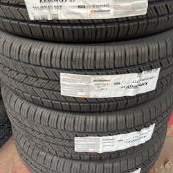 195 65R15 Hankook  4 New Tires $440 installed & Balanced 50,000 Miles Warranty 