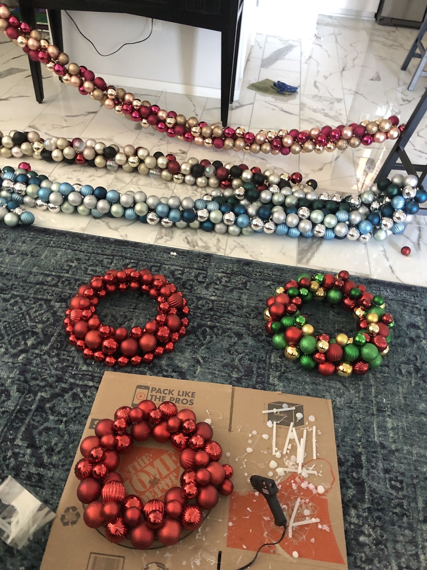 Christmas wreathes and garlands for sale