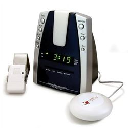 KA1000 Dual Alarm Clock with Wireless Alarm Monitoring Receiver
