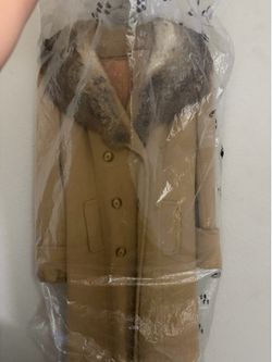 Real fur coat