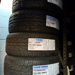New Toyo 225/45R17 Extensa HPII Tires