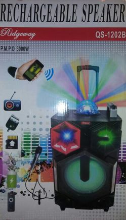 Bluetooth speaker SD card,slot USB port,FM radio,microphone included for karaoke(bosina)