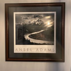 Ansel Adam’s Authorized Print In Custom Frame