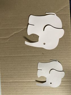Paper Cut Elephant Decor 