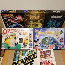 Very Nice Lot Of 7 Assorted Boxed Family Game Night Board Games 