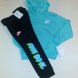 Nike Boys Youth 2pc Hooded Jogger Set- 6y 