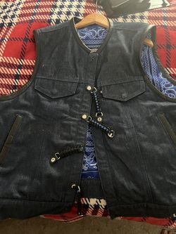 Motorcycle Espinoza Denim Vest