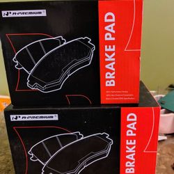 A-Premium Front and Rear Ceramic Disc Brake Pads Set Compatible with Select Pontiac, Scion and Toyota Models - Vibe 2009-2010, xB 2008-2015, Corolla 2