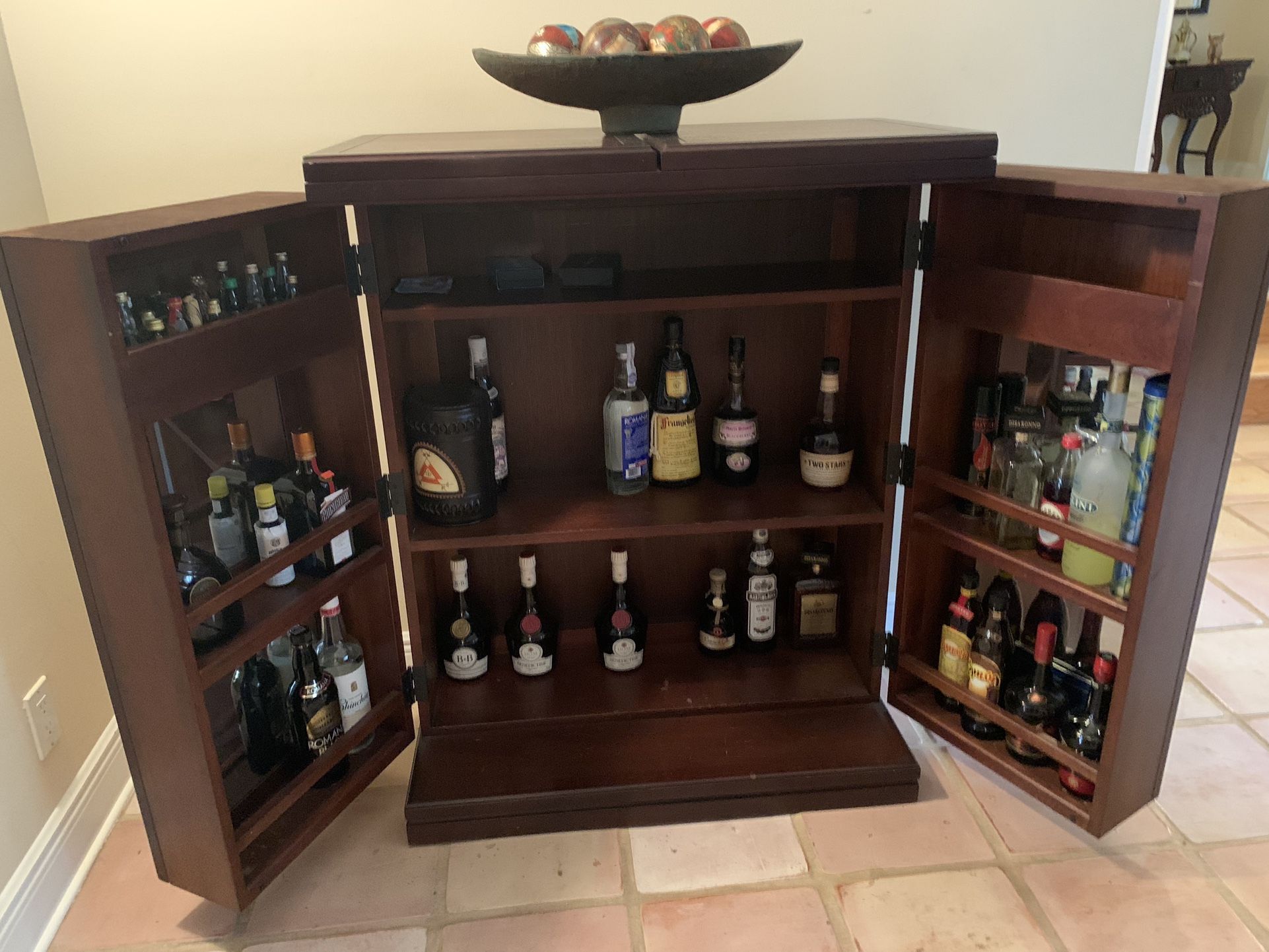 Pottery Barn Liquor Cabinet