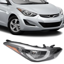 For 2014 2015 2016 Hyundai Elantra Halogen Headlight(Jh2381C)