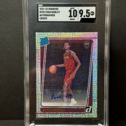 Evan Mobley Rated Rookie Choice Signature Slab