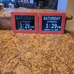 Two American Lifetime Digital Clocks