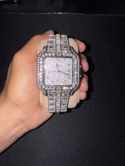 Iced out watch