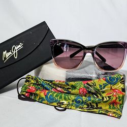 Maui Jim Alekona Sunglasses W/case, Like New!