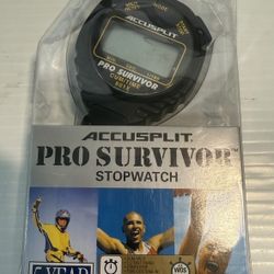 ACCUSPLIT Pro Survivor A601X Stopwatch black P.E. , Sports