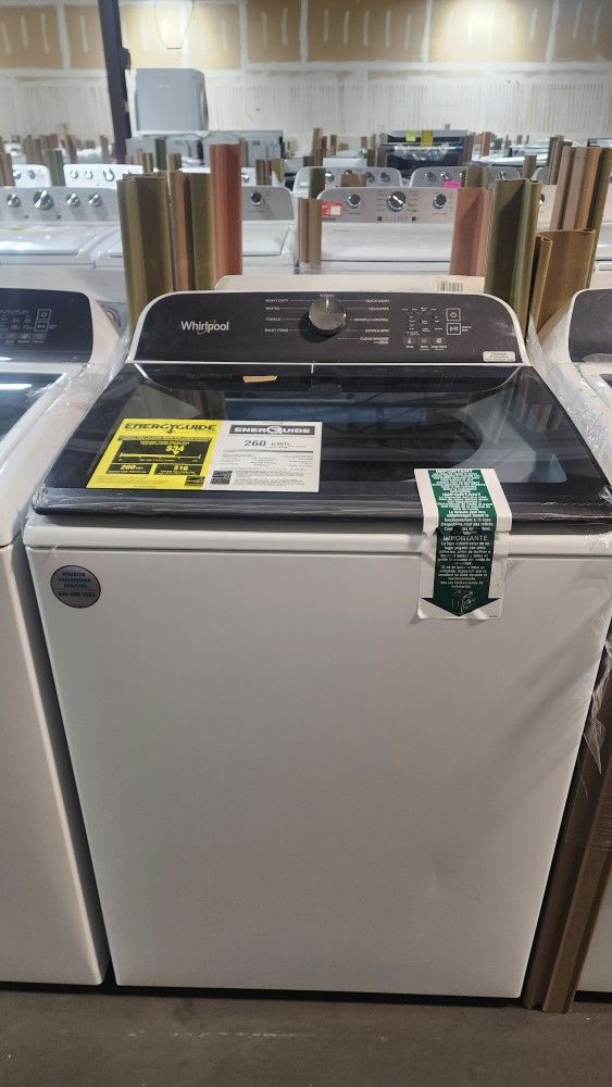 New Whirlpool Glass Top Washer And Dryer