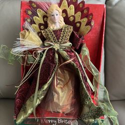 Angel Fiber Optic Christmas tree Topper 