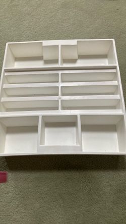 Taco Tray Divider And vintage  Glass Dish 