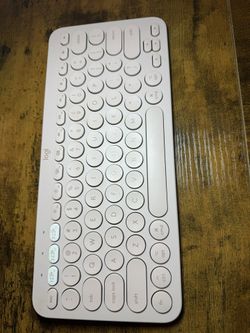 Logi Wireless Keyboard Pink