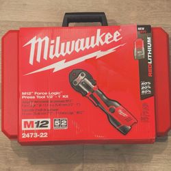 Milwaukee 2473-22 M12 Force Logic Press Tool Kit 