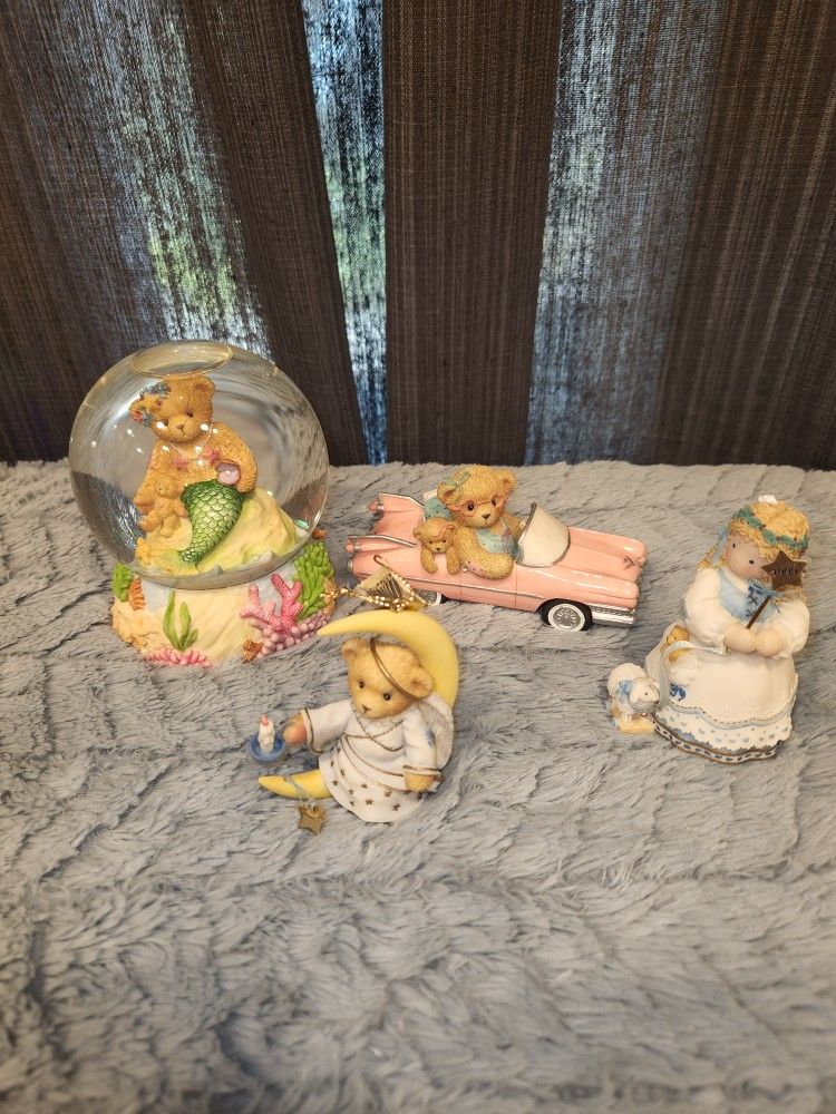 Collectible Cherished Teddies 4 Pc Set