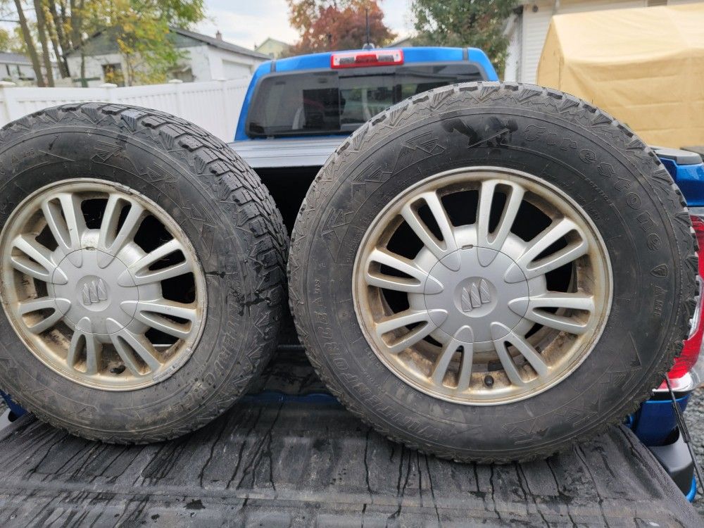 Buick 15" Snow Tires W/ Aluminum Wheels