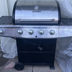 Gas Grill with  side  burner 