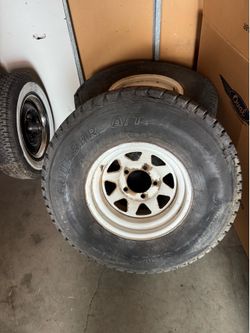 Early bronco wagon wheel set of 5