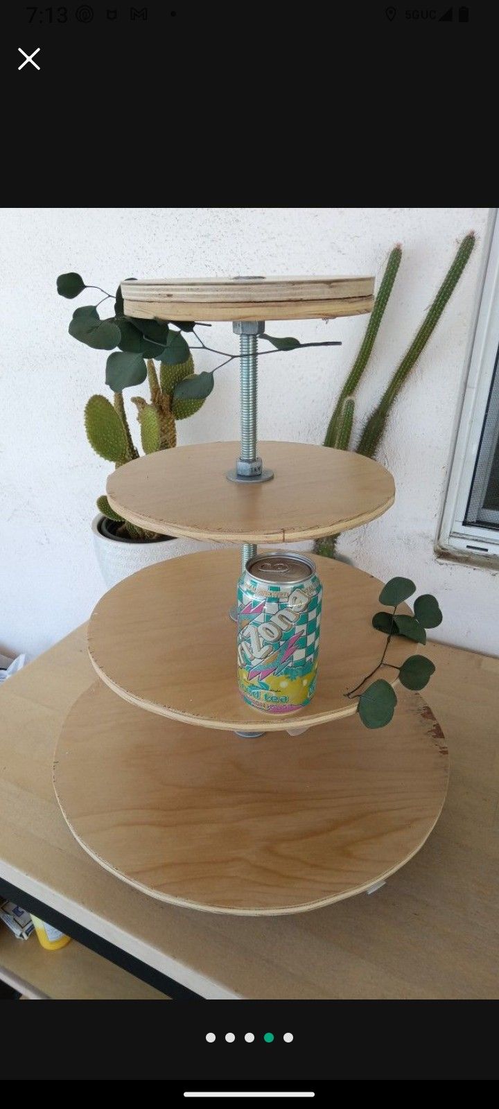 Wedding Decor , Cake Stand , Wedding , DIY